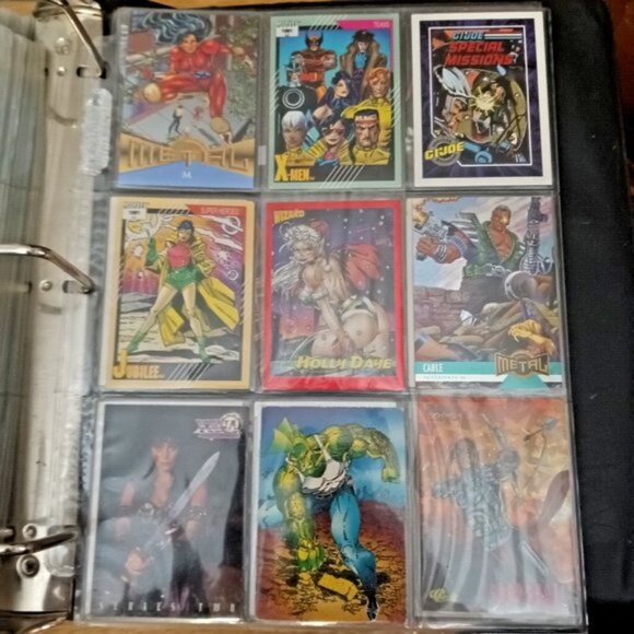 x Men Other - Marvel Comics X Men GI Joe Xena Promos singles Metal 18 Card Lot